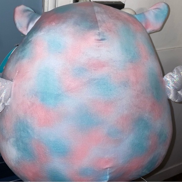 Lamb Unicorn Winona Squishmallow Tie Dye Colorful Soft Pillow - Picture 8 of 9